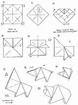 Origami Coloring Pages Getcolorings Diagrams Getdrawings sketch template