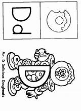 Letter People Original Mr Coloring Pages Alphabet Delicious Printable Letters Doughnuts 1980 sketch template