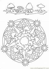 Mandalas Mandala Coloring Pages Printable Simple Book Colouring Automne Coloriage Food Painting Kids Books Coloringpages101 Color Online Info Sheets Para sketch template