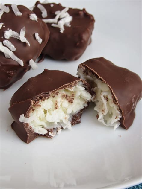 baked  chocolate coconut candies