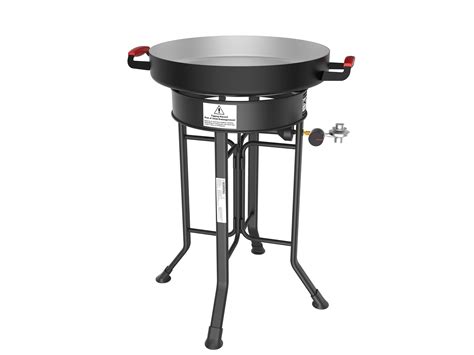 lifesmart lonestar series  wok single burner portable propane gas wok style grill  silver