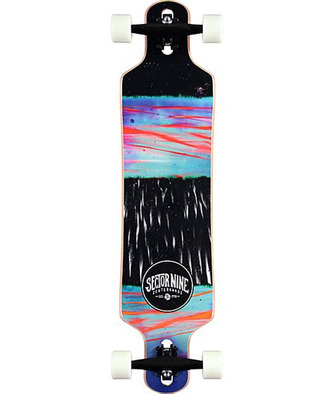 sector 9 ether 38 drop through longboard complete at