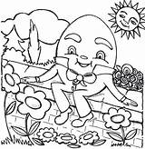 Dumpty Humpty Coloring Pages Flower Garden Printable Getcolorings Getdrawings Color sketch template