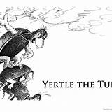 Yertle Seuss Sitting sketch template