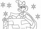 Grinch Coloring4free Gesicht Cool2bkids Stealing sketch template