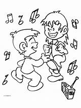 Coloring Pages Dance Coloringpages1001 Kids sketch template
