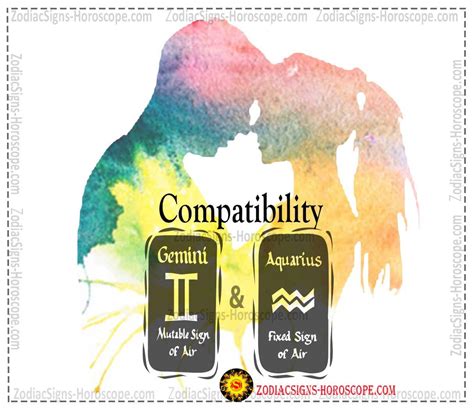 Gemini And Aquarius Compatibility Love Life Trust And Patibility