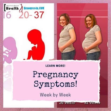 Pregnancy Symptoms Week By Week Week 1 36