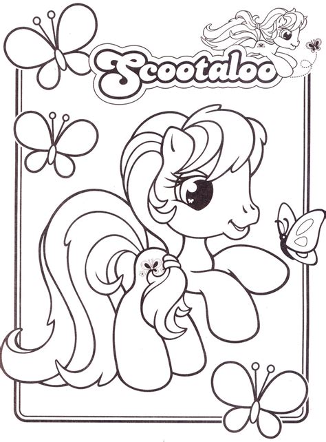 pony coloring pages  coloringpagesforkids flickr