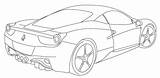 458 F12 Colouring Dragoes sketch template