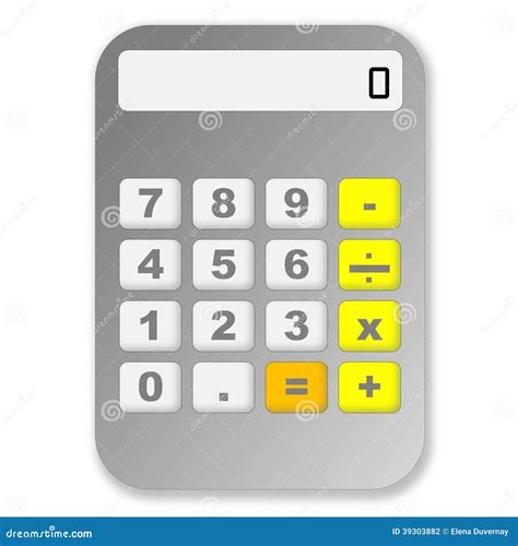 calculatrice simple illustration stock image