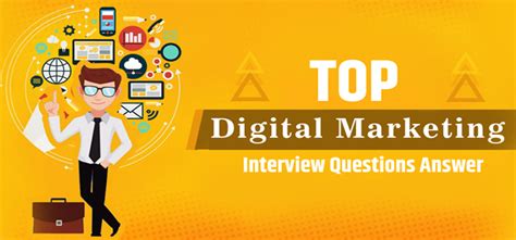 general digital marketing interview questions and answers