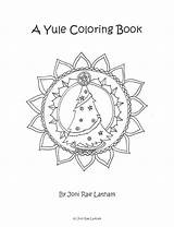 Coloring Yule Winter Pages Etsy Book Solstice Colouring sketch template