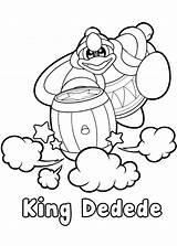Kirby Coloring Dedede Meta Coloringfolder sketch template