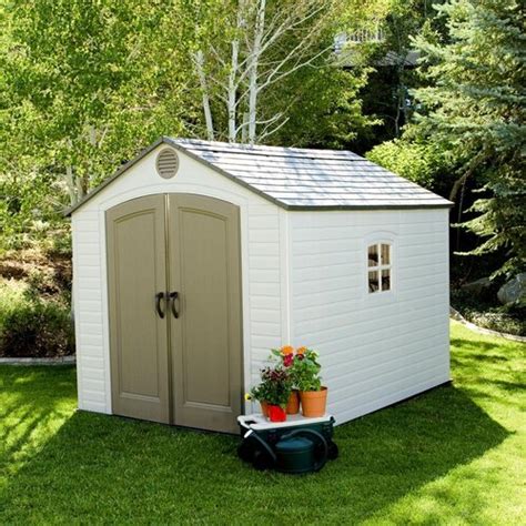 Lifetime 8 Ft W X 10 Ft D Storage Shed And Reviews Wayfair