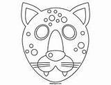 Cheetah Masks sketch template