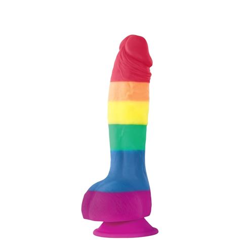 colours pride edition 6 dong with suction cup sex toys