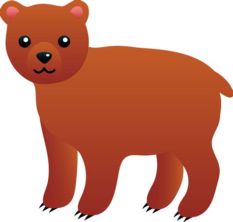 image  bears clipart  cute brown bear  clip art clipartingcom