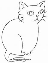 Katze Katzen Ausmalbild Ausdrucken Ausmalen Malvorlagen Kostenlos Malvorlage Umriss Dicke 1ausmalbilder Kinderbilder Besuchen sketch template