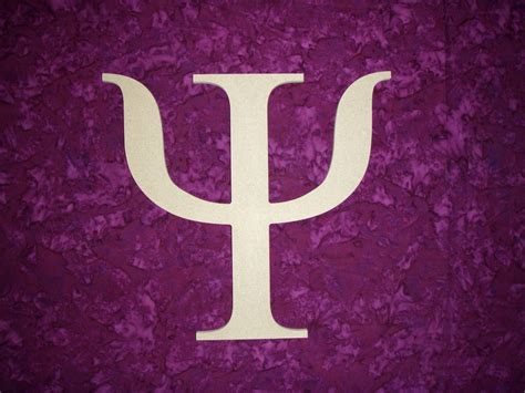 psi symbol greek letter unfinished wooden letters