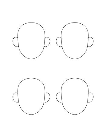 blank face templates tims printables