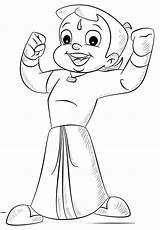 Bheem Chhota Chota Chotta sketch template