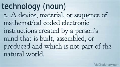 technology definition youtube