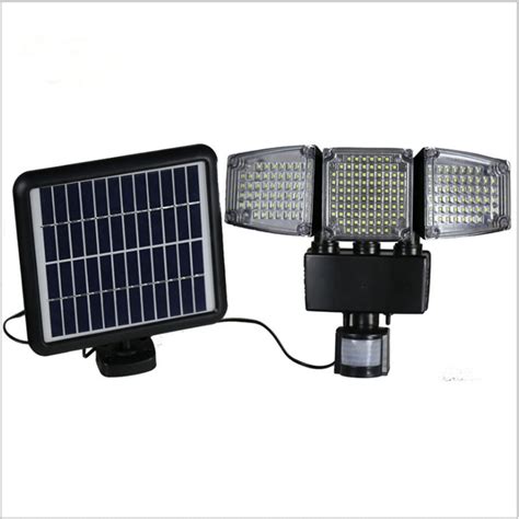 outdoor solar light solar light motion sensor  adjustable light heads pir sensor  dim
