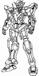 Gundam Exia Lineart Sevensense sketch template