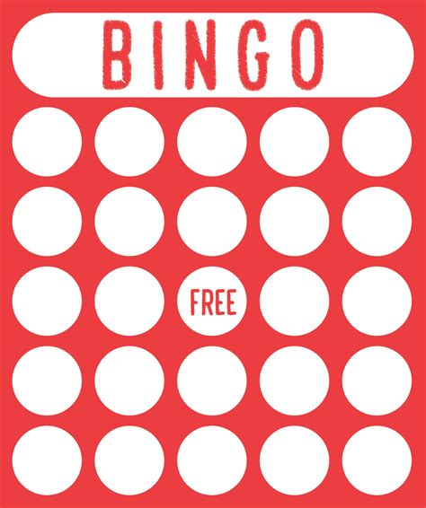 blank fillable bingo card  printable worksheet