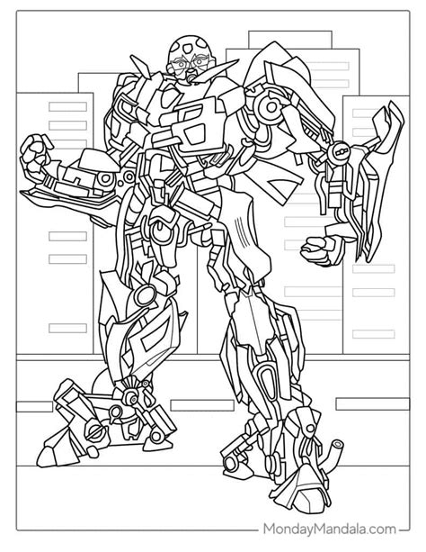 transformer  coloring pages
