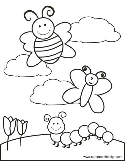 spring themed coloring pages  getcoloringscom  printable