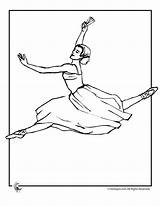 Ballet Ballett Leap Ballerines Coloriage Bailarinas Danse Classique Ausmalbilder Ballerine sketch template