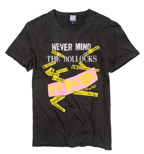 Charcoal Sex Pistols Never Mind The Bollocks T Shirt From