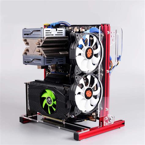 buy open pc caseatxm atx itx open chassis vertical overclocking test platform chassisdiy