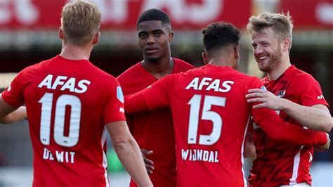 champions league qualifiers   az alkmaar survive scare  progress football news sky