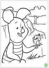 Coloring Pooh Winnie Pages Piglet Dinokids Printable Animated Close Print Coloringdisney sketch template