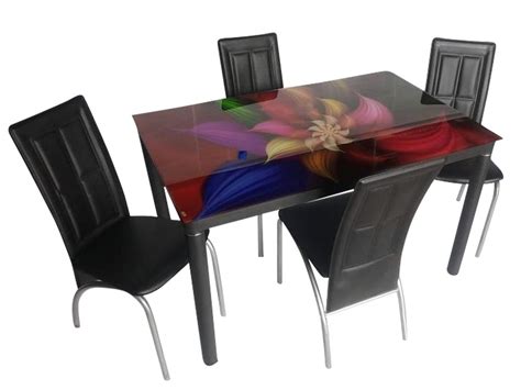 modern  seater dining table design  glass top joeryo ideas