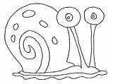 Snail Outline Spongebob Colorluna sketch template