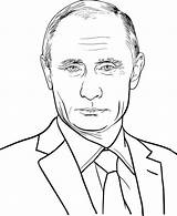 Putin Vladimir President Cdr Printable Vectorified 3axis Inkt sketch template