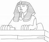 Sphinx Giza sketch template