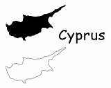 Cyprus Regions sketch template