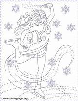 Coloring Ice Nicole Pages Skating Florian Princess 2010 sketch template