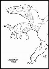 Anatotitan Argentinosaurus Copei sketch template