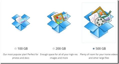 double space  dropbox paid plans