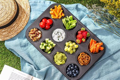 picnic ideas hellofresh summer snack platter muffin tin romantic picnic
