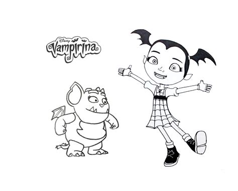 printable disney vampirina coloring pages vampirina halloween