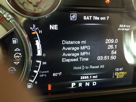 gas mileage page