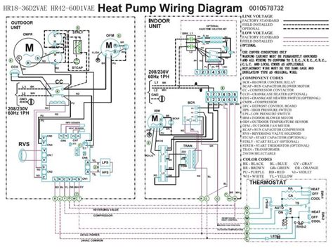 goodman  ton heat pump wiring diagram   thermostat