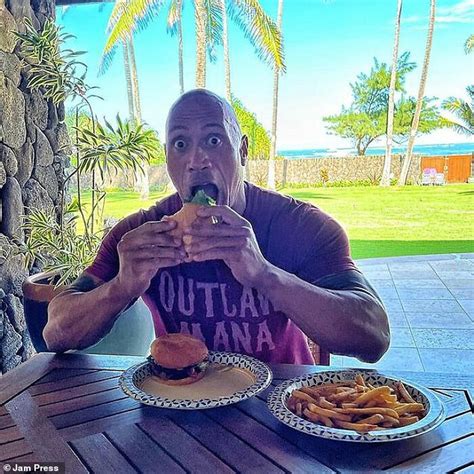 Dwayne The Rock Johnson Reveals His Huge Cheat Meals Daily Mail Online